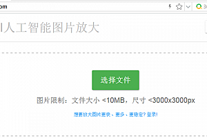 【酷站推荐】AI人工智能图片放大。 –多酷分享(Www.DuoCooL.Cn)